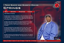 Screenshot of Suave and Smooth Site